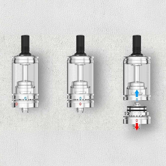 Ambition Verdampfer für Elektronische Zigaretten RTA 5ml Silver