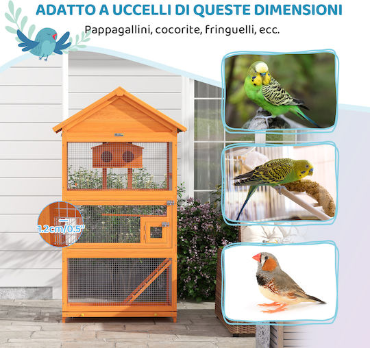 Pawhut Rodent Cage 92x52x