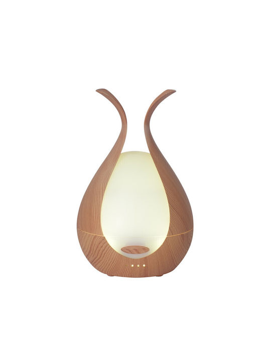 Sixu Lumini LED Dispozitiv de aromaterapie Ultrasonic cu temporizator Maro 200ml