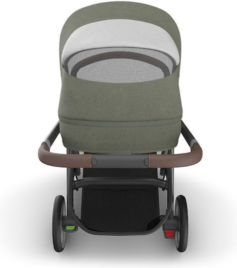 UPPAbaby Cruz V3 Adjustable Triplet Stroller Suitable for Newborn Meadow Green