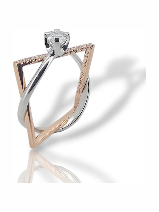 Mentzos Single Stone with Diamond