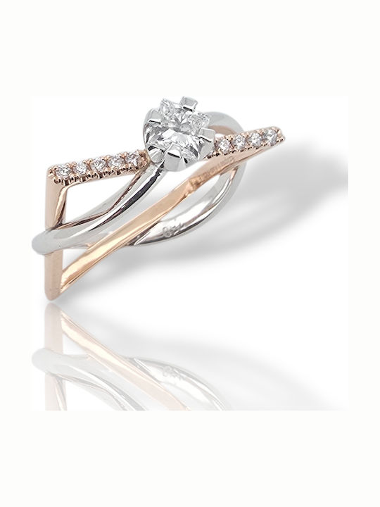 Mentzos Single Stone with Diamond