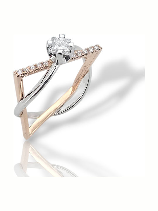 Mentzos Single Stone with Diamond