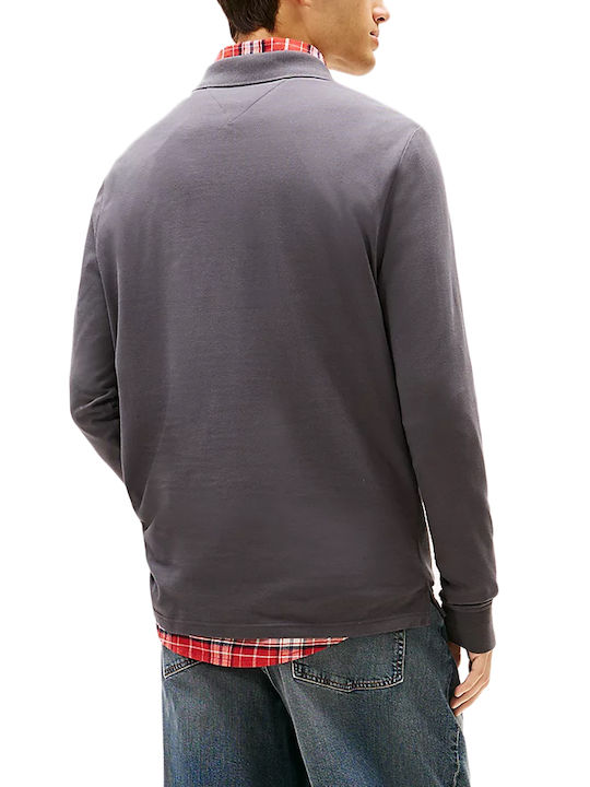 Tommy Hilfiger Polo Herrenblusen Kurzarm Grau Tommy Hilfiger Polo Herrenblusen Kurzarm Grau