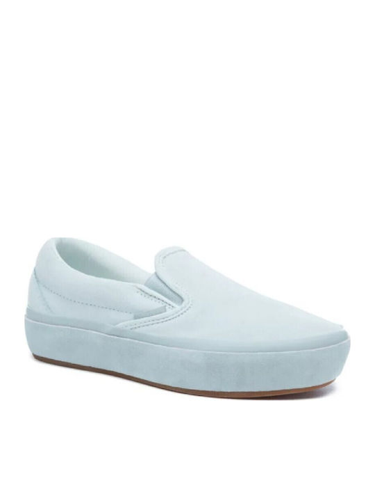 Outsole Classic Women's Canvas Slip-Ons Blue Flower/Metal