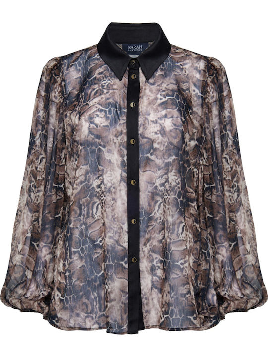 Women's Long Sleeve Shirt Brown