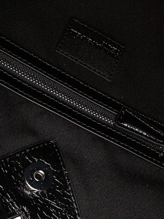 Leather Women's Bag Tote Handbag Black