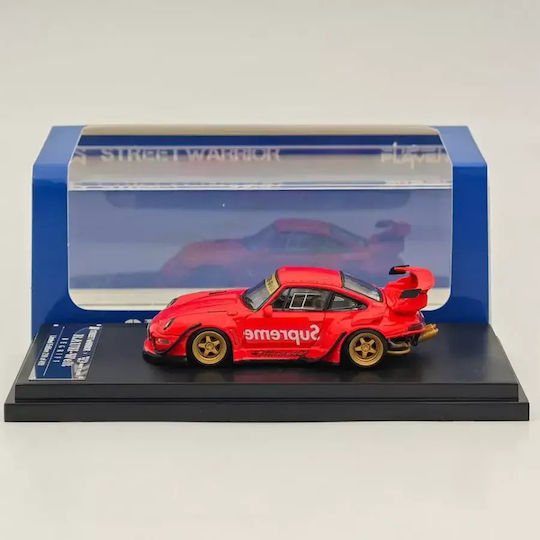 Statische Modelle Auto Porsche RWB 993 Supreme Low Tail Rot Maßstab 1:64