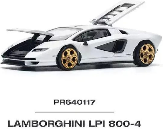 Macheta Auto Lamborghini Countach Lpi 800-4 Alb 1:64 Pop Race