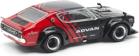 Machetă Mașină Nissan Skyline Gt-r Drift Kenmeri Advan Livery Scara 1:64 Pop Race
