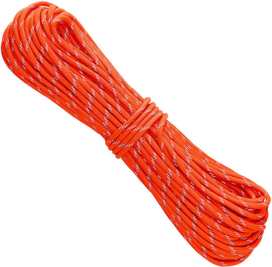 Edcx Reflektierendes Paracord Seil 30 M Weiches Orange