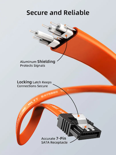 Cabletime - Cable 50cm Πορτοκαλί