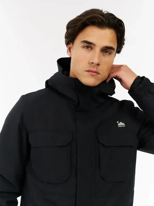 Protest Snowjacket 65752008-290 Ανδρικό Μπουφάν για Σκι & Snowboard Μαύρο