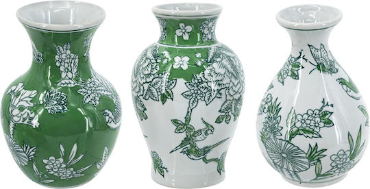 Artekko Decorative Vase Melania White 10x10x15.5cm