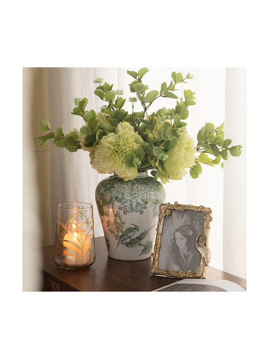 Artekko Decorative Vase Melania White 21x21x26cm