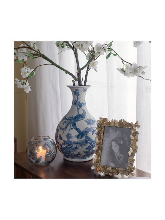 Artekko Decorative Vase Melania White 22x22x36cm