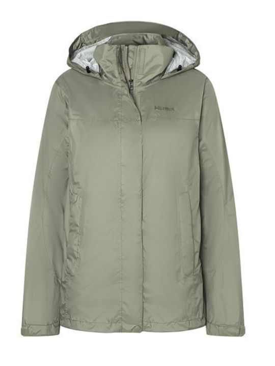 Precip Eco Κοντό Γυναικείο Puffer Μπουφάν Αδιάβροχο για Χειμώνα Πράσινο