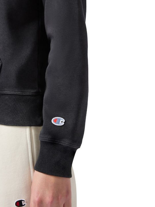 Women's Sweatshirt Hooded Black