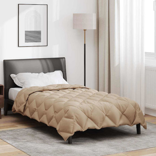 vidaXL Διπλή 200x155cm Taupe #42025694 vidaXL Διπλή 200x155cm Taupe #42025694