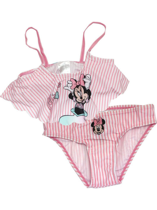 Nickelodeon Παιδικό Μαγιό Μπικίνι White, Pink