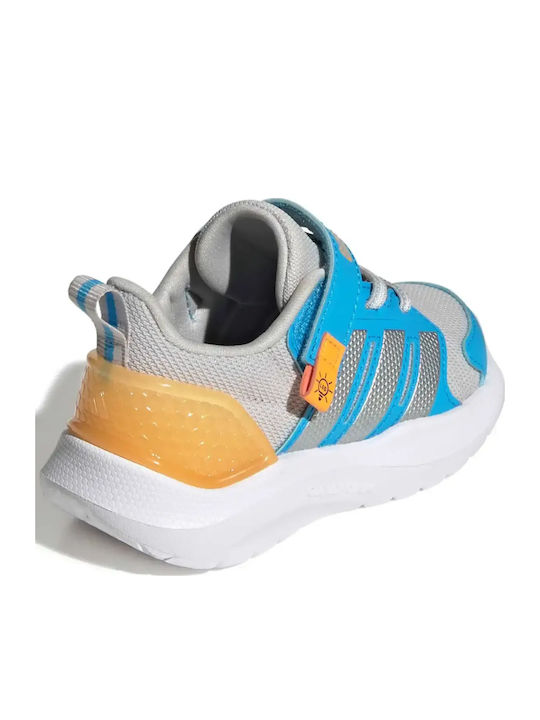 Kids Sports Running Shoes with Hoop & Loop Closure Light Blue
