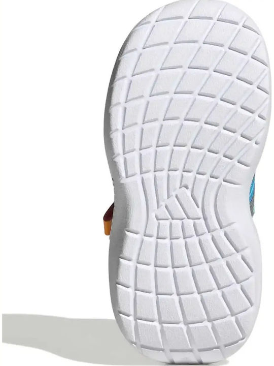 Kids Sports Running Shoes with Hoop & Loop Closure Light Blue