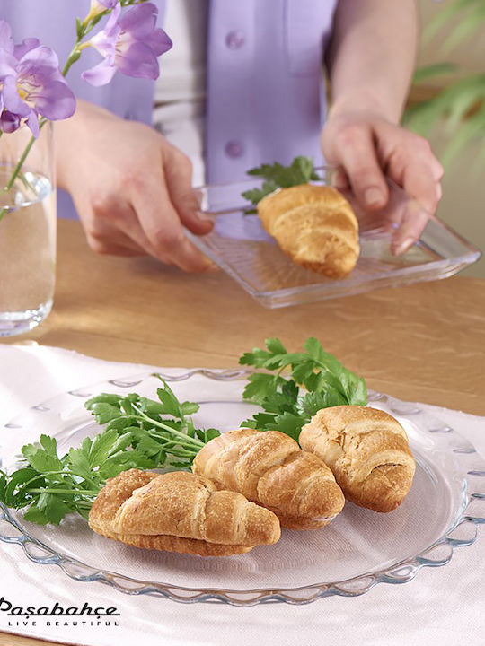 Espiel Petite Patisserie Сервизна Плато Стъклен Прозрачен 26.4x26.4бр 1бр