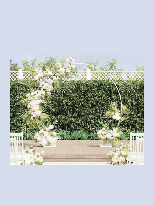 Wedding Arch White 220 X 45 X 200 Cm Steel White 42023029