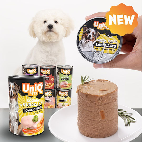 Uniq Υγρή Τροφή Σκύλων με Κοτόπουλο 375gr