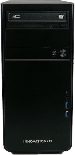 Innovation IT Настолен Компютър (i3-14100/16GB DDR4/512GB SSD/Без Операционна Система)