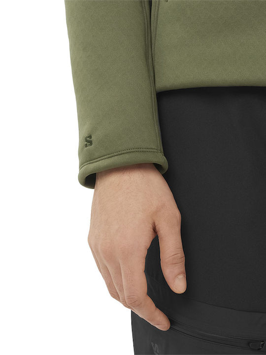 Ανδρική Ζακέτα Fleece Χακί