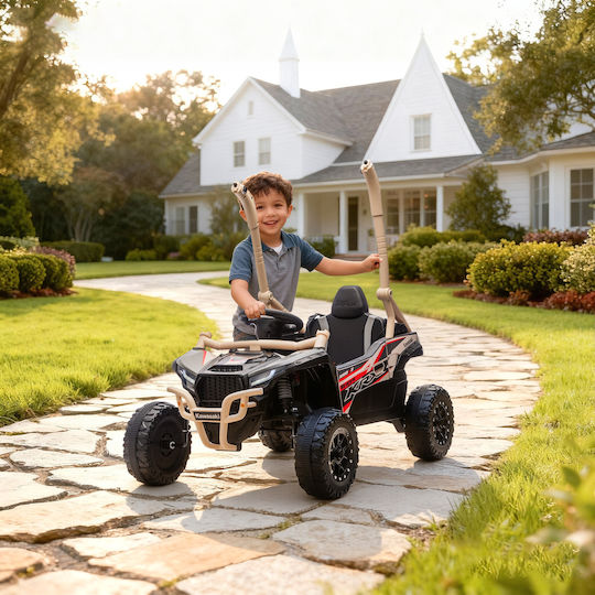 Buggy Μονοθέσιο με Τηλεκοντρόλ Licensed 12 Volt Καφέ για 3+ Ετών