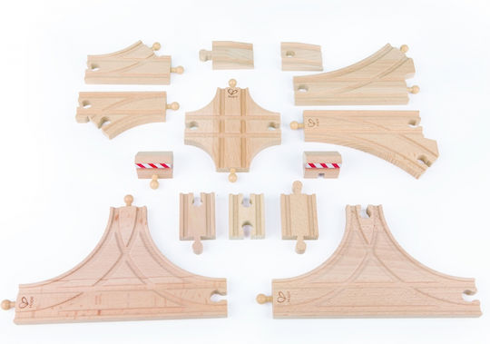 Hape Advanced Expansion Rail Pack Αξεσουάρ Σιδηρόδρομου από Ξύλο για 3+ Ετών