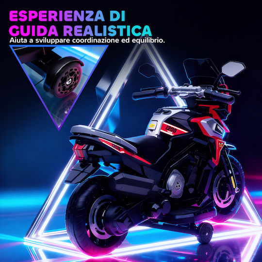 Kids Motorbike Inspired Electric 6 Volt Red