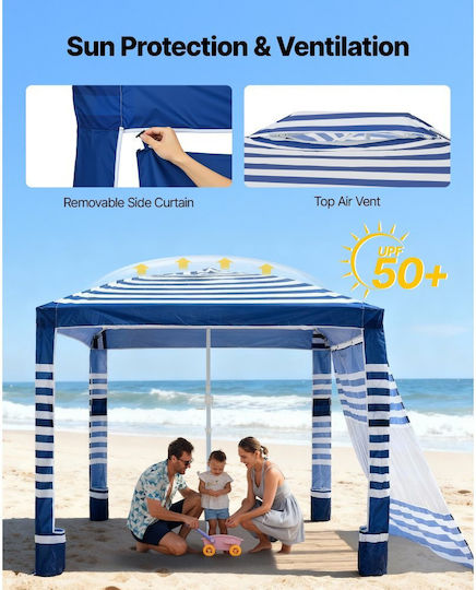 Vevor Sunshade For 5 People Blue