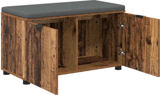 Entry Furniture with Bench Old Wood 80x38x46cm