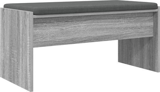 Мебел за антре с Пейка Сив Сонома 80x38x46см