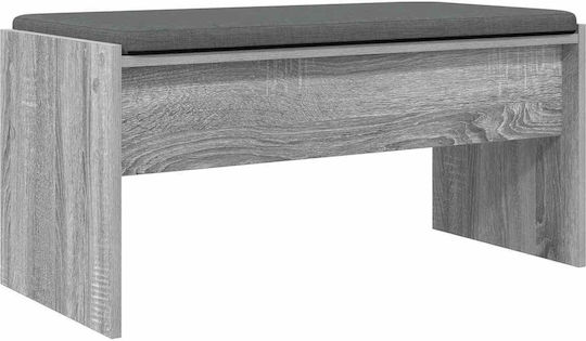 Мебел за антре с Пейка Сив Сонома 80x38x46см