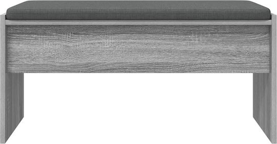 Мебел за антре с Пейка Сив Сонома 80x38x46см