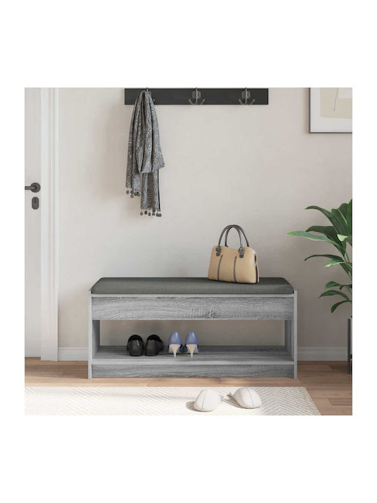 Мебел За Антре с Пейка Сив Sonoma 100x38x46см