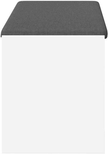 Eingangsmöbel mit Bank White 100x38x46cm