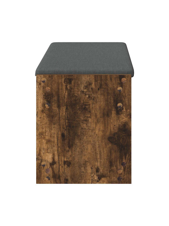 Мебел за антре с Пейка Кафяв Дъб 100x38x46см