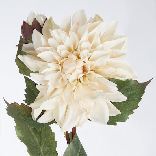 Florista Dekoratives Pflanze Dahlie 80cm Weiße Weiße Florista Dekoratives Pflanze Dahlie 80cm Weiße Weiße