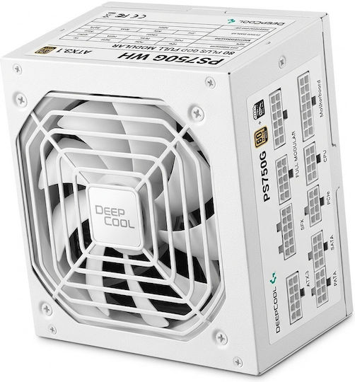 Deepcool Deepcool PS750G 750W Alb Sursă de Alimentare Calculator Complet modular 80 Plus Gold