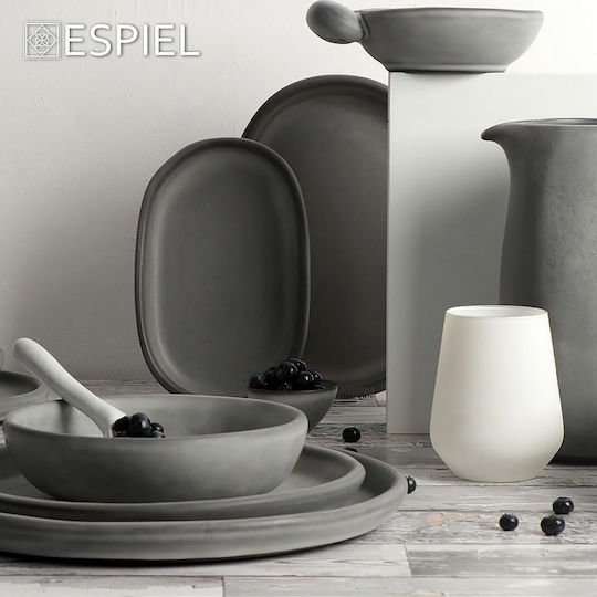 Espiel Canyon Decorative Bowl Gray 23x23x6.5cm