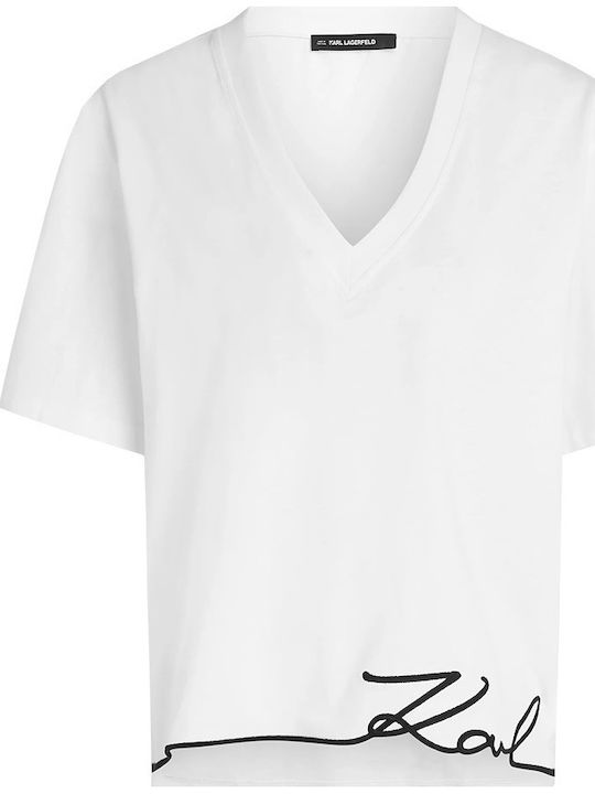Damen T-Shirt Weiß