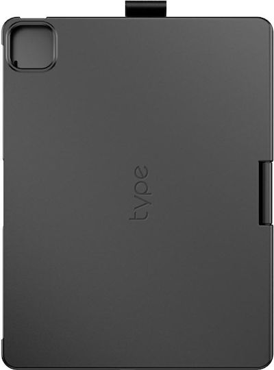 Typecase Case Flexbook Touch Tastatur iPad Air 11 2024/2025 Grau Kb201t-110-b-sgy-blk-b-us-v4