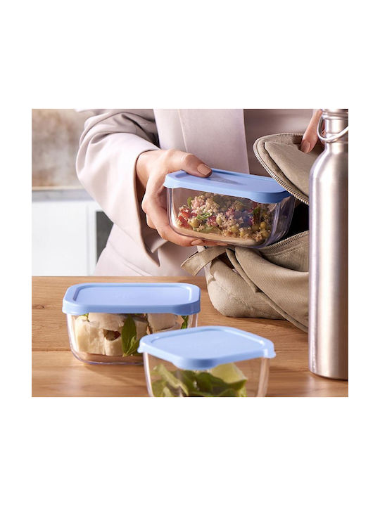 Espiel Plastic Lunch Box Blue 420ml
