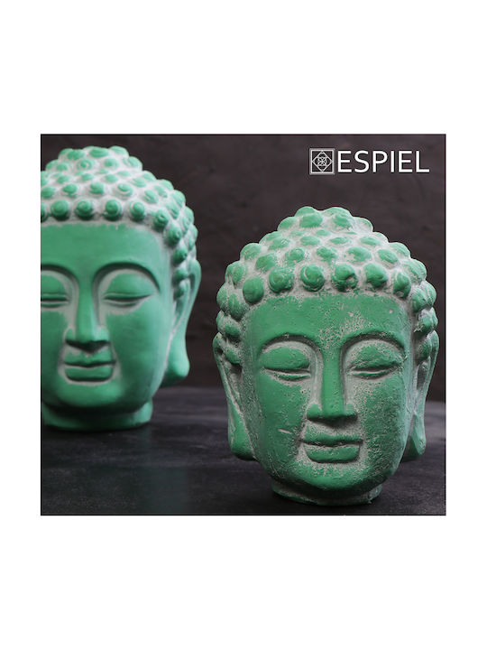 Espiel Decorative Buddha made of Ceramic 12x12x16cm 1pcs