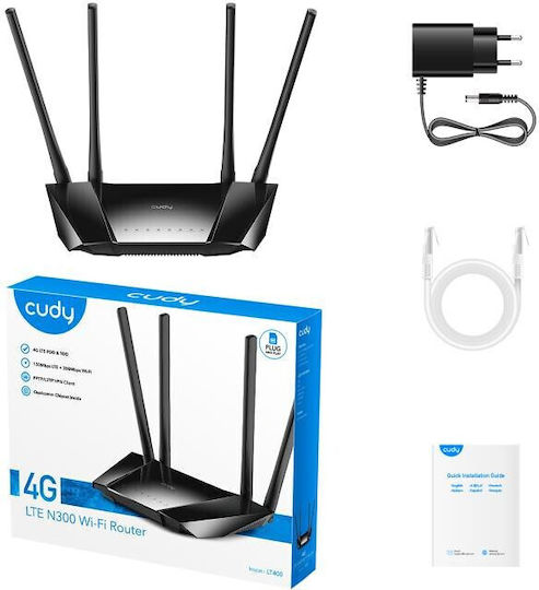 Cudy N300 Ασύρματο Router